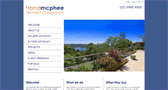 Desktop Screenshot of handmcphee.com.au